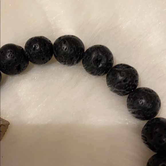 Black Lava Stone bracelet - Picture 4 of 4